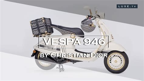 Vespa 946 Christian Dior: The Vespa seen by Maison Dior.